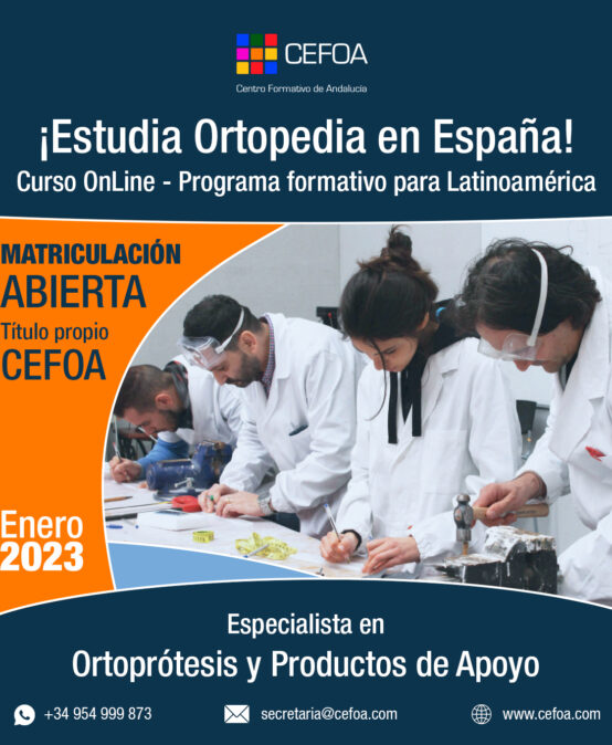 Curso online de Especialista en Ortoprótesis y Productos de Apoyo