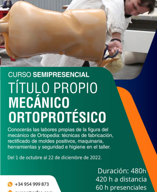 Título Propio Mecánico Ortoprotésico